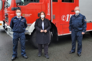 Bundestagsabgeordnete Bettina Lugk zu Besuch bei der Feuerwehr Iserlohn 