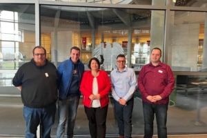 Besuch aus Hemer: Junge Genossen im Bundestag