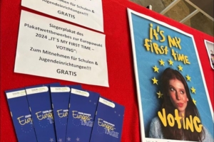 Plakatwettbewerb zur Europawahl: „It‘s my first time“