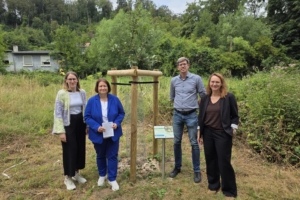 Bundestagsabgeordnete Bettina Lugk besucht das LEADER-Projekt „Essbare LenneSchiene“ in Letmathe