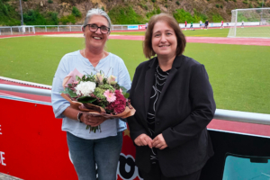Die gute Seele der Sportvereinigung Nachrodt – Blumenstrauß des Monats August 2026 geht an Tanja Hartwig